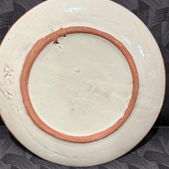 VTG Collector TERRA-COTTAHandcrafted sundown siesta Cactus Art Plate